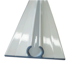6m White Double-Sided Sail Track for Caravan Annexe